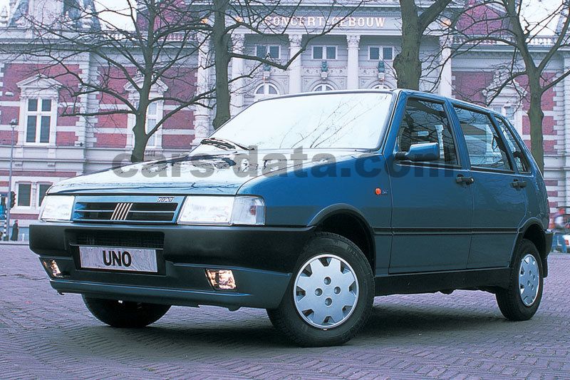 Fiat Uno 1.0 I.e. S, Manual, 1989 - 1991, 45 Hp, 5 doors Technical