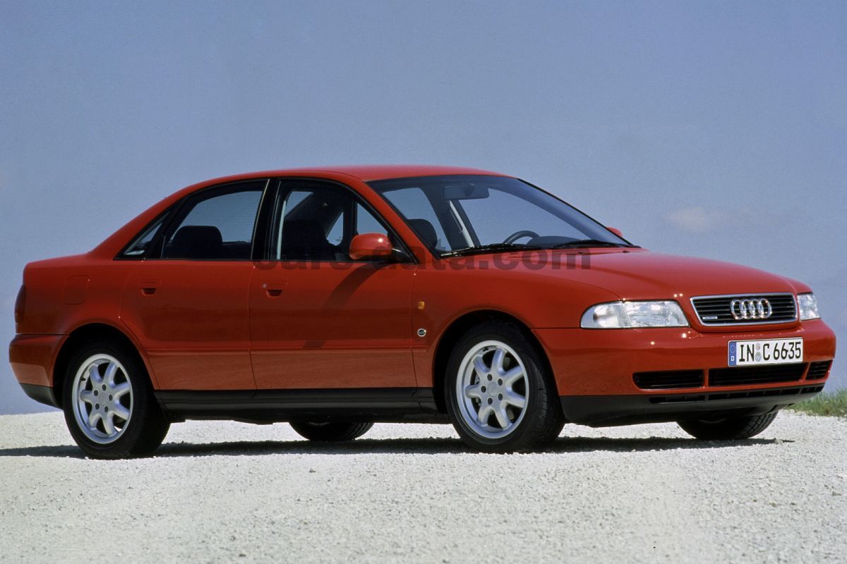 1994 Audi A4 (B5, Typ 8D) 2.8 V6 (174 Hp) Tiptronic  Technical specs,  data, fuel consumption, Dimensions