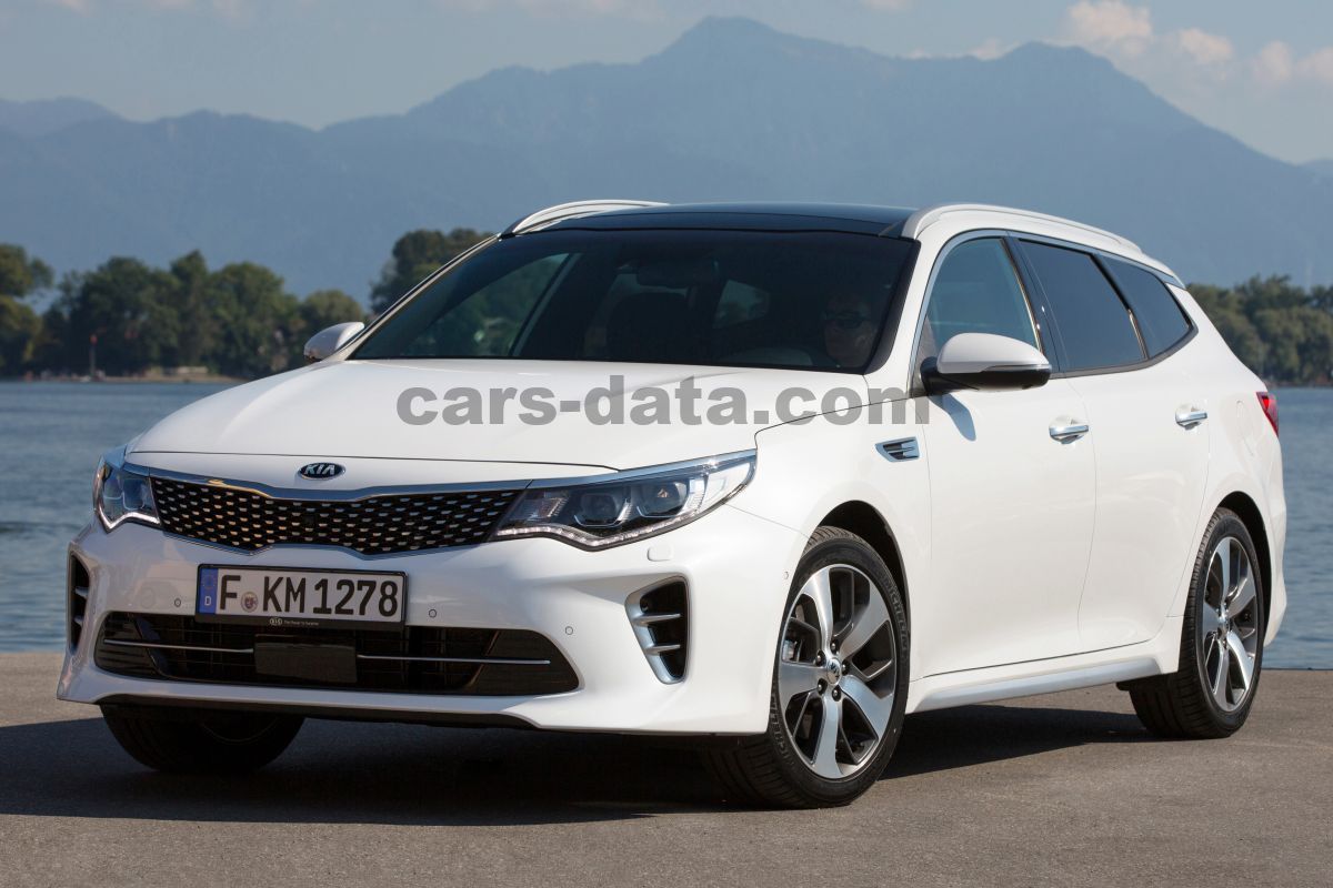 Kia Optima SW 2.0 T-GDi GT sequential automatic 5 door specs | cars-data.com