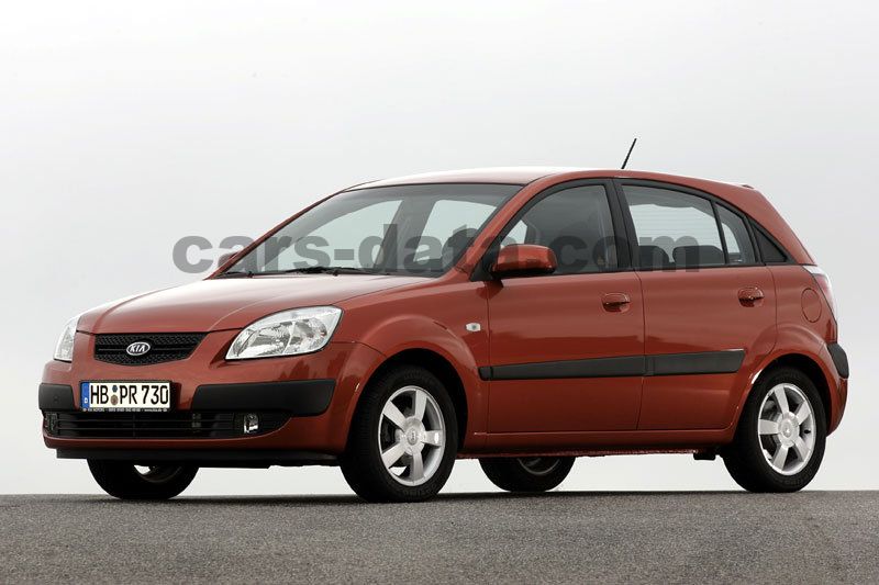 Kia Río. Especificaciones de las puertas manuales CVVT EX rio 2005 Kia Río. Especificaciones de las puertas manuales CVVT EX