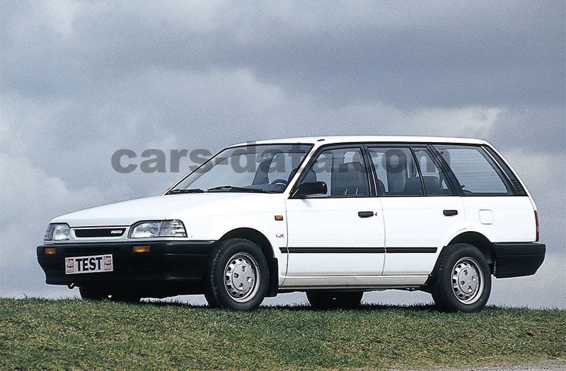  Mazda 323 Estate 1.6i GLX 1990 Manual 5 puertas especificaciones
