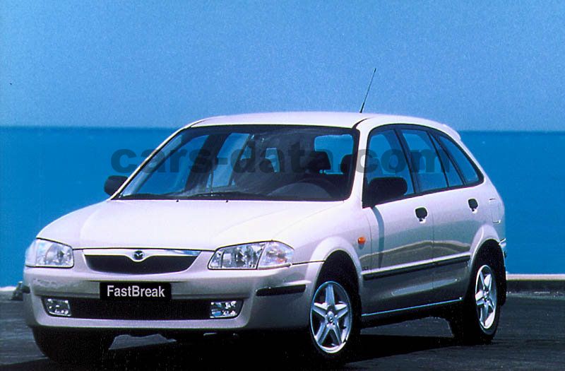  Mazda 323 FastBreak 1.8i GLX 1998 Manual 5 puertas especificaciones