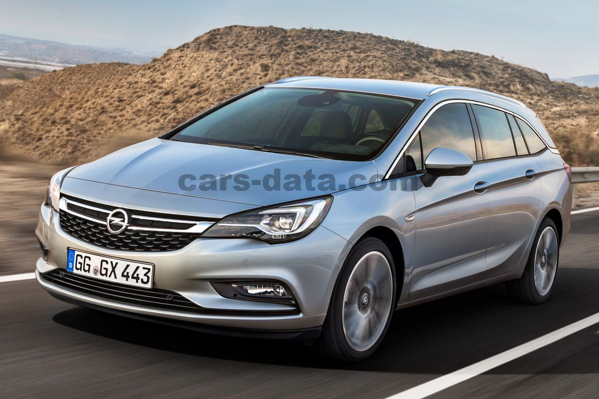 Opel Astra Sports Tourer 1.4 Turbo Innovation 2016 Manual 5 doors specs