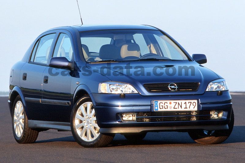 Opel Astra 2.0i-16V CDX 5 door specs | cars-data.com