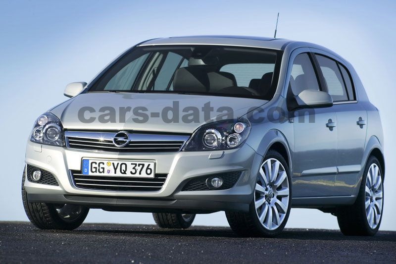 Opel 1.6 Temptation manual 5 door specs |