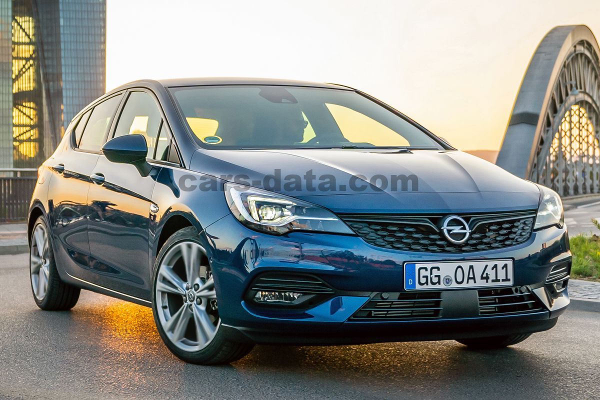 2019 Opel Astra K (facelift 2019) 1.4 Turbo (145 Hp) CVT