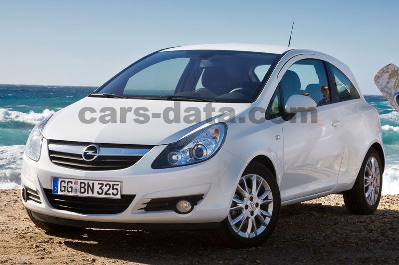 2010 Opel Corsa 1.4 specifications, technical data, performance