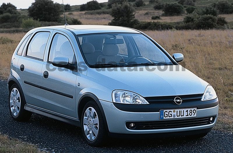  Opel  Corsa  1 0 12V manual 5 door specs cars data com