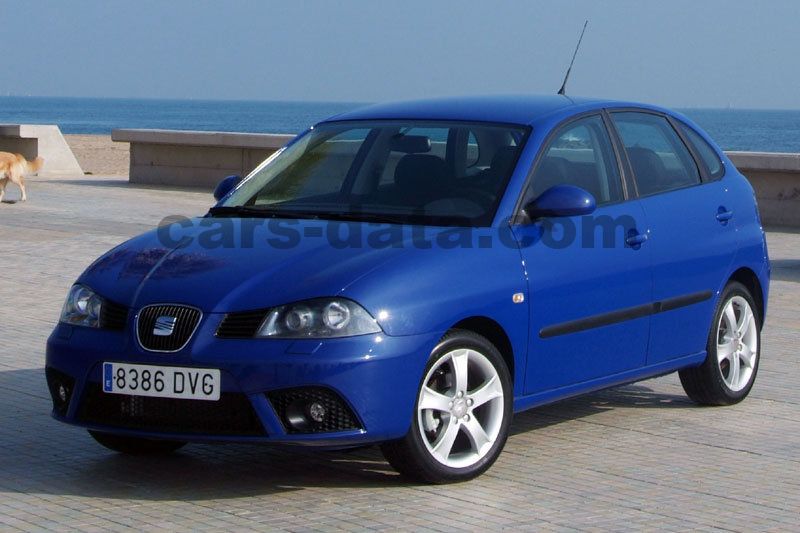 Seat Ibiza 6L 1.4 16v 100 specs, dimensions