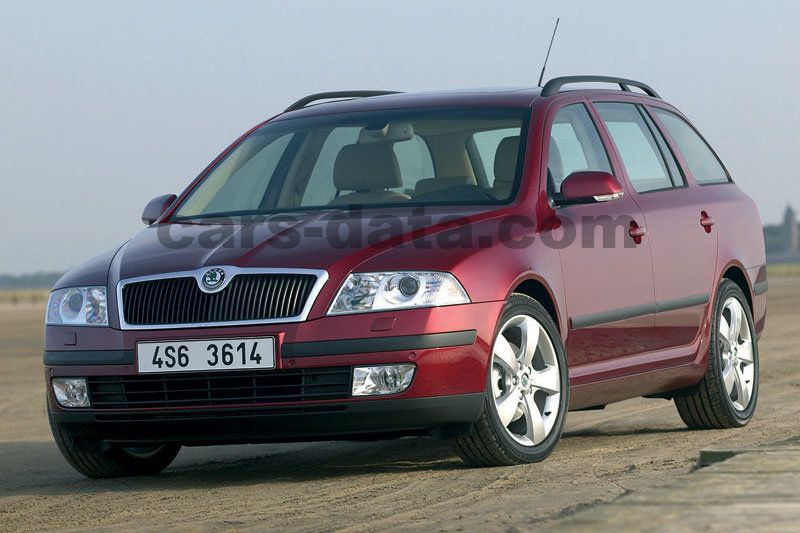 2005 Skoda Octavia II RS 2.0 TFSI (200 Hp)  Technical specs, data, fuel  consumption, Dimensions