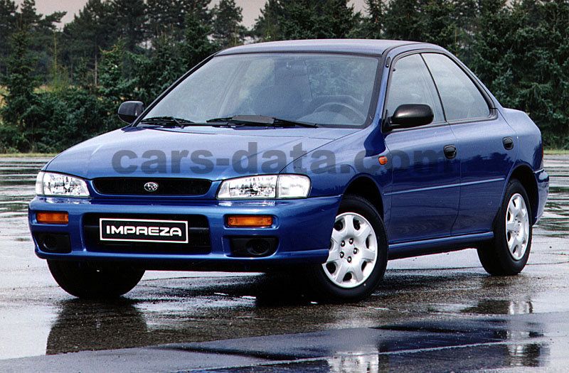 Subaru Impreza 2.0 Gt Turbo 555 Awd 1998 Manual 4 Doors Specs