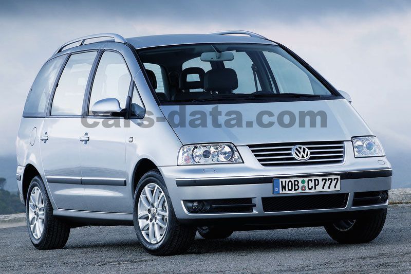 Volkswagen Sharan 1.9 Tdi 115Hp 4Motion Highline 2000 Manual 5 Doors Specs